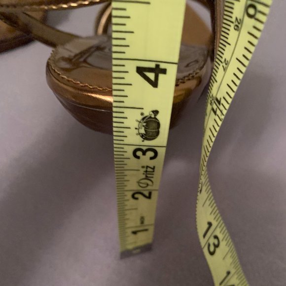 Sizzle by Coloriffics Monterrey Platform Sandal, Bronze, Size 8.5M - Picture 8 of 10